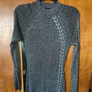 Black and silver by&by dress